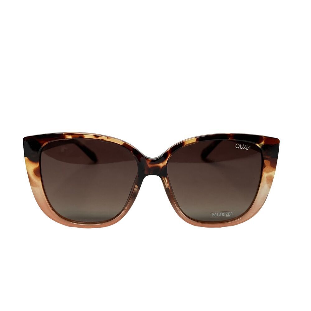 New Quay Australia Ever After Sunglasses Tortoise Fade Brown Polarized